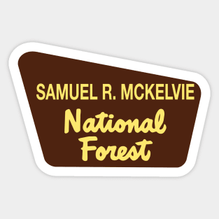 Samuel R McKelvie National Forest Sticker